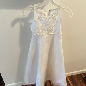 White Flower Girl Dress